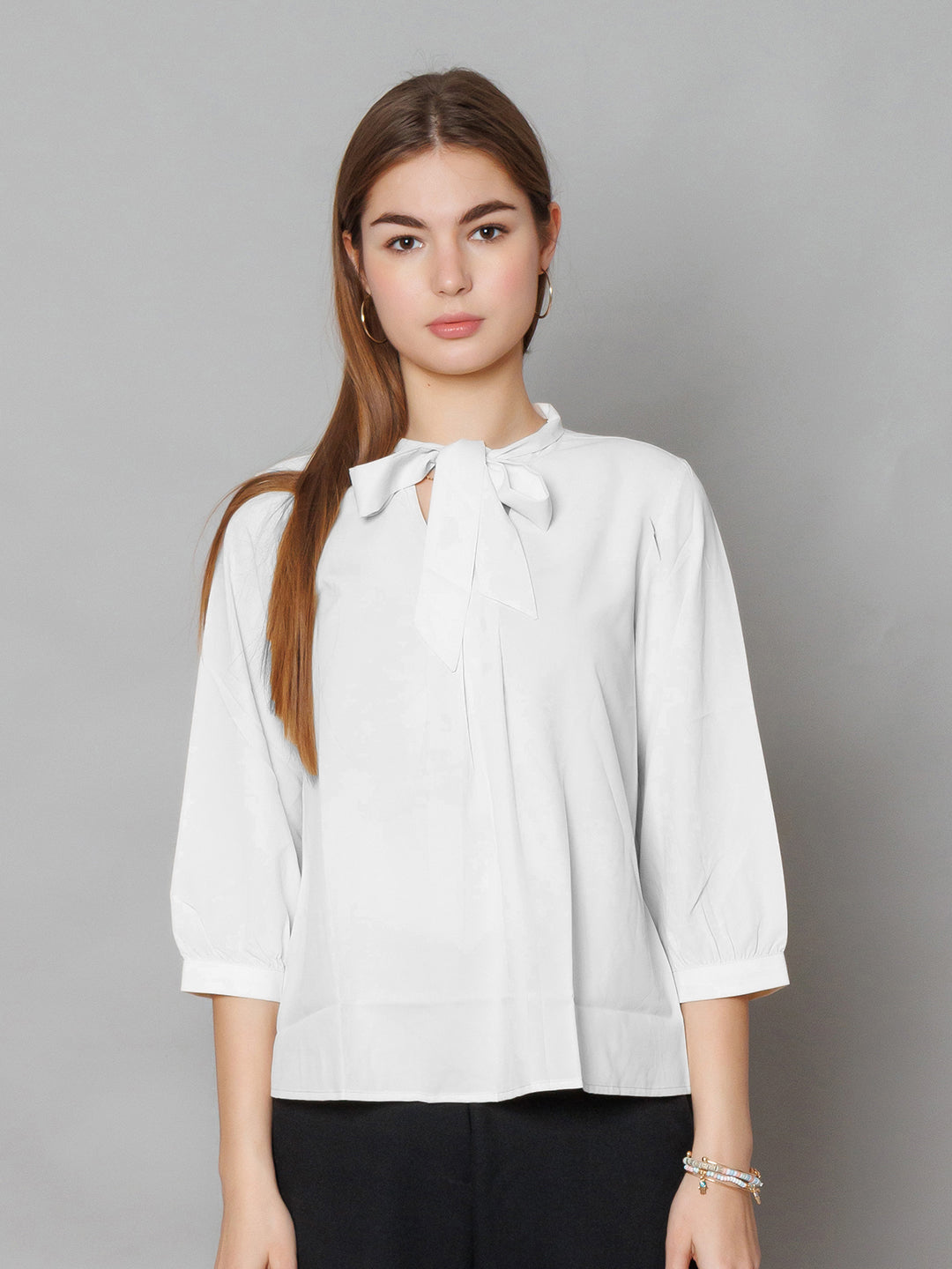 Solid White Regular Top