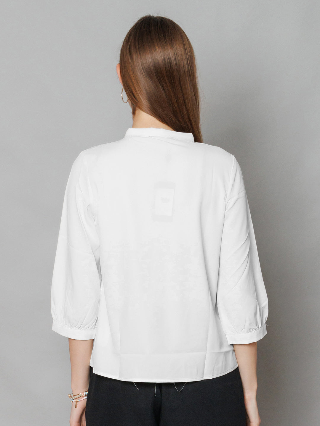 Solid White Regular Top