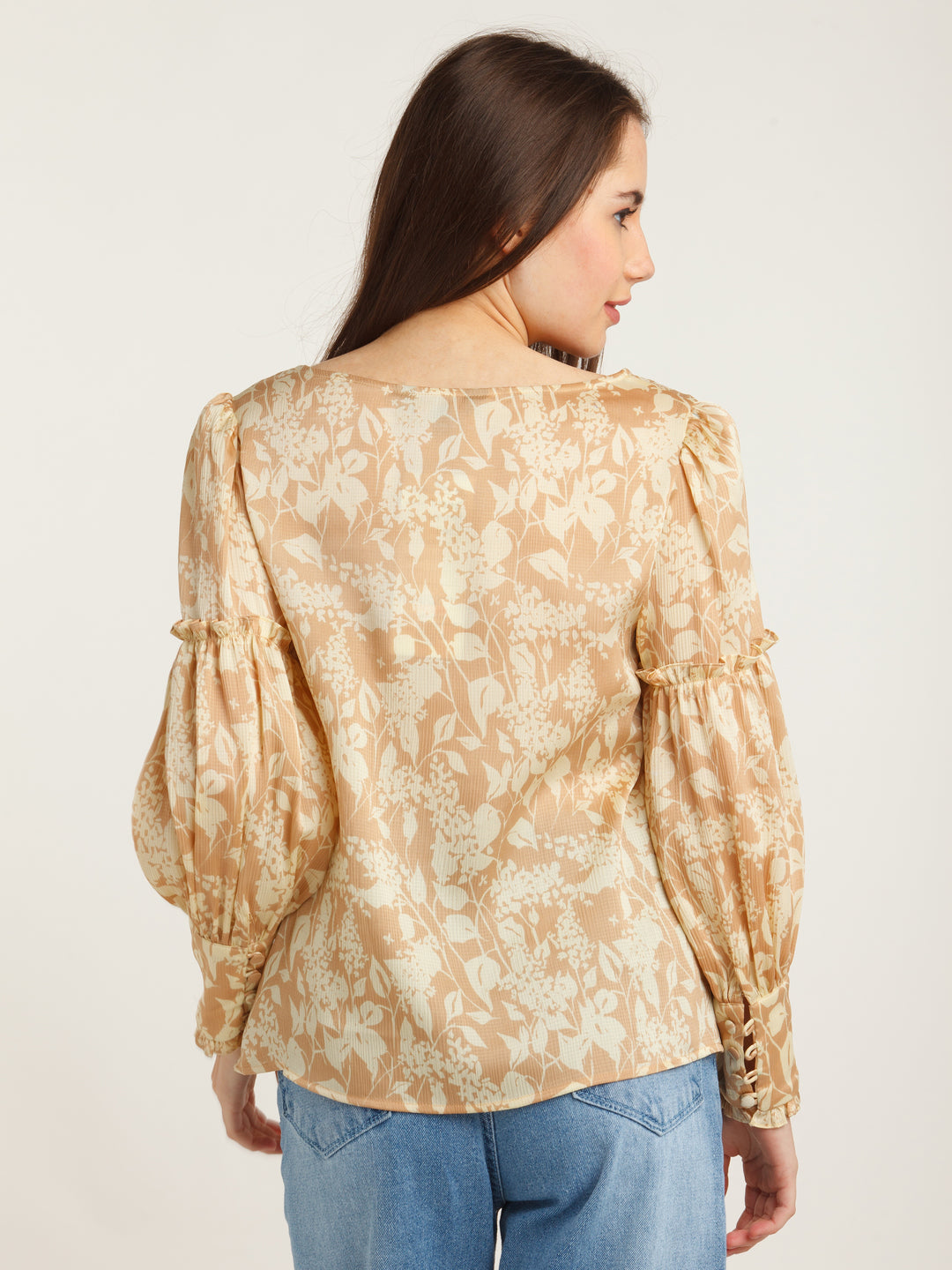 Printed Polyester Top