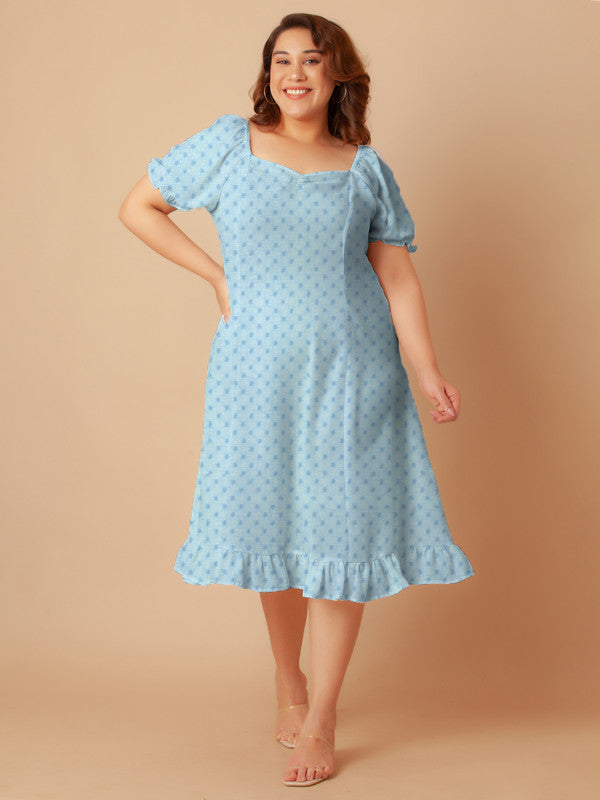 Sky-Blue-Solid-A-Line-Midi-Dress-ZCD00002-129-SkyBlue-1