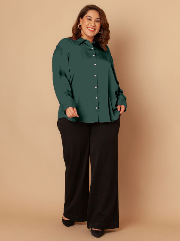 Green-Solid-Buttoned-Shirt-ZCT00004-124-Green-1