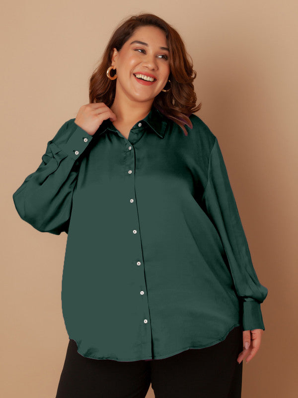 Green-Solid-Buttoned-Shirt-ZCT00004-124-Green-2