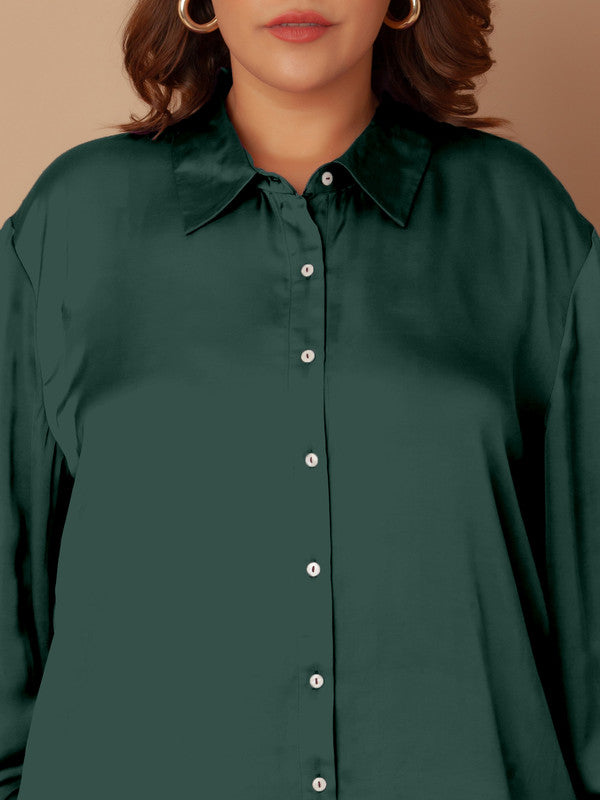 Green-Solid-Buttoned-Shirt-ZCT00004-124-Green-6
