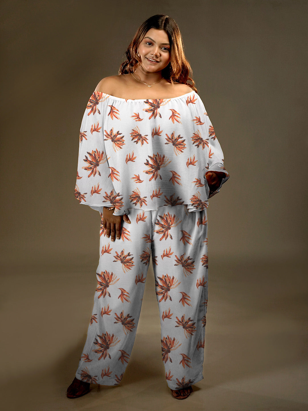 Floral Print Relaxed Fit Co-Ord Set