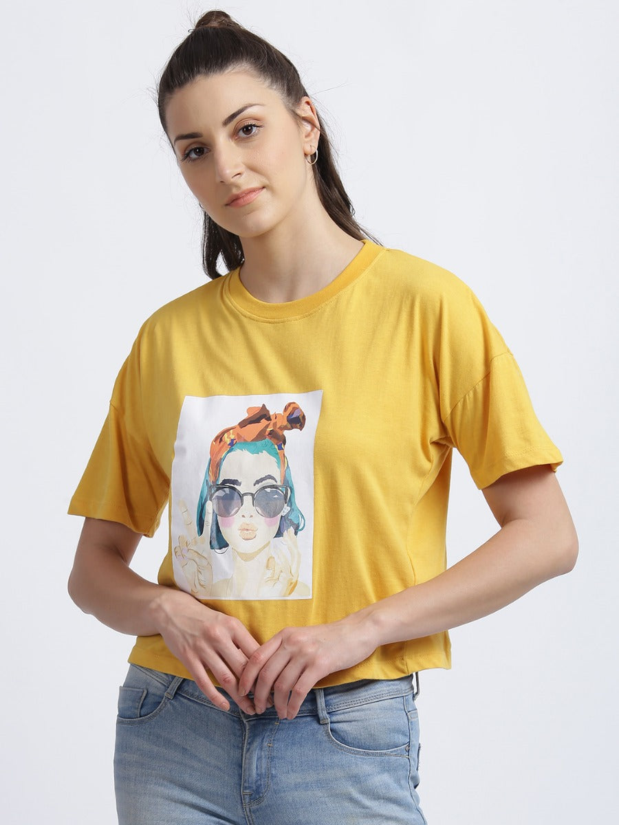 Yellow Graphic T-Shirt