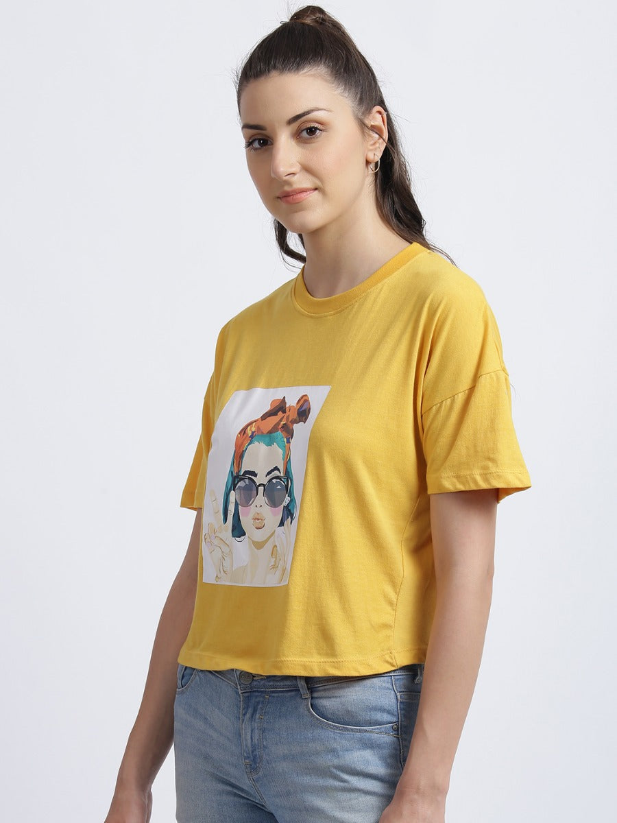 Yellow Graphic T-Shirt