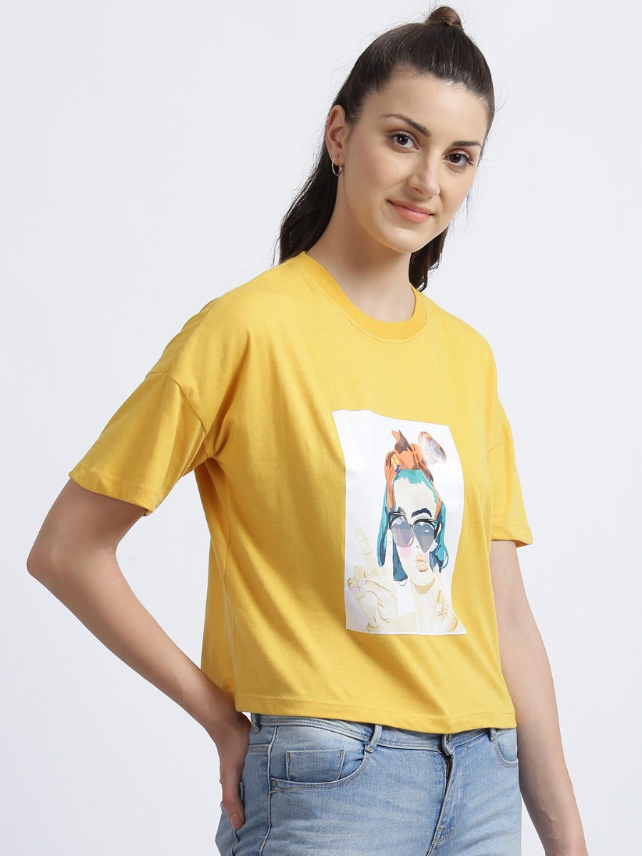 Yellow Graphic T-Shirt