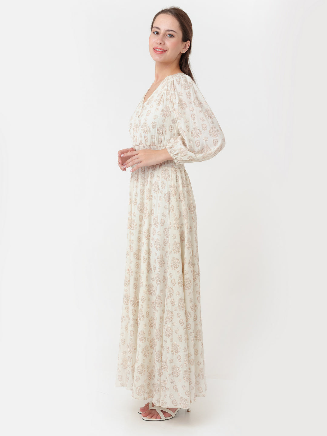 White_Printed_Flared_Maxi_Dress_D06003_3