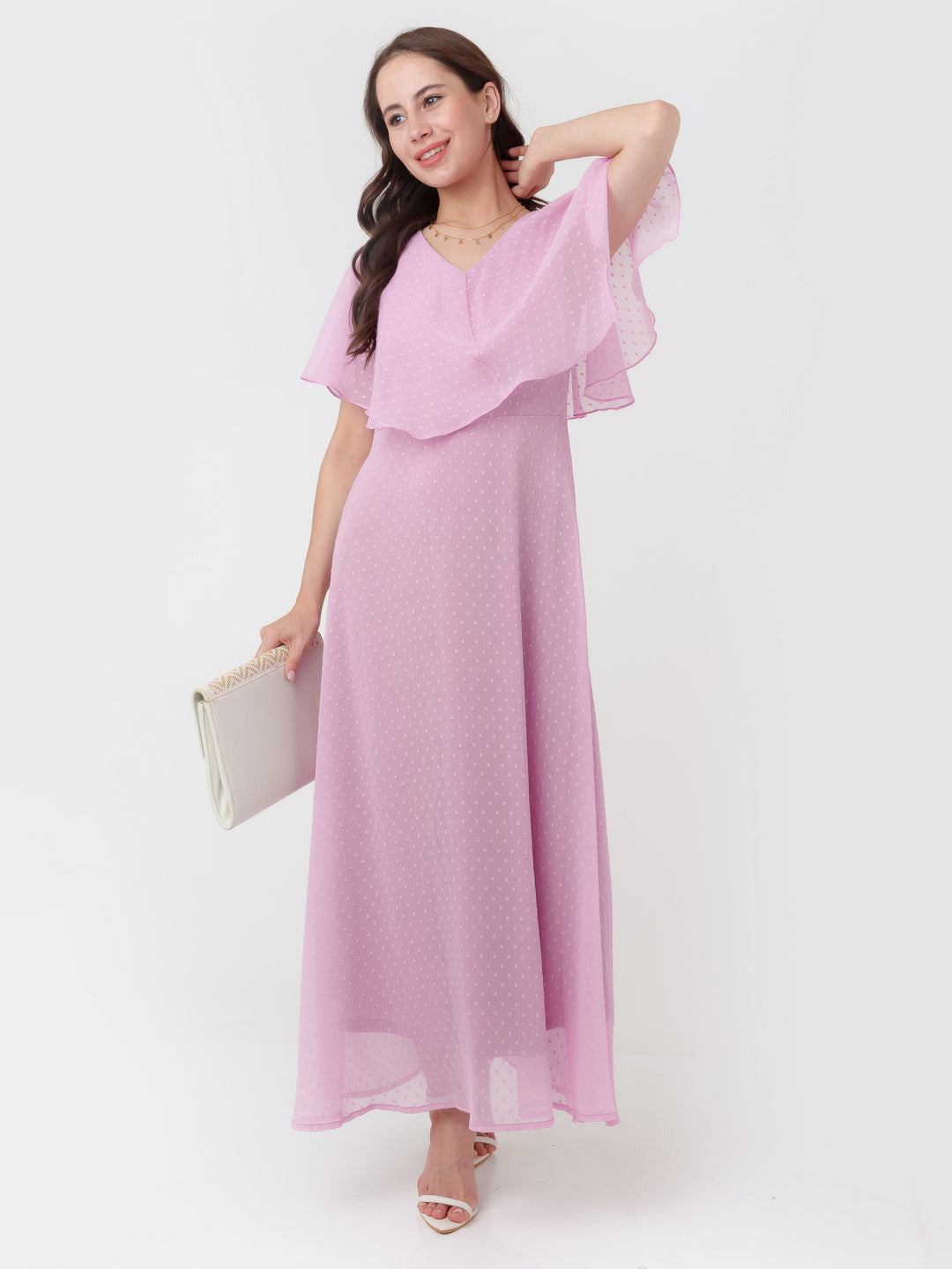 Pink_Solid_A-Line_Maxi_Dress_D06012_1