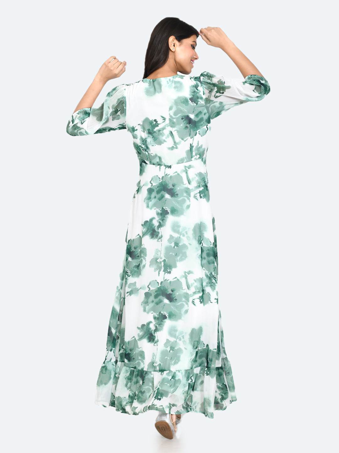 White_Floral_Print_Maxi_Dress_For_Women_D06014_4