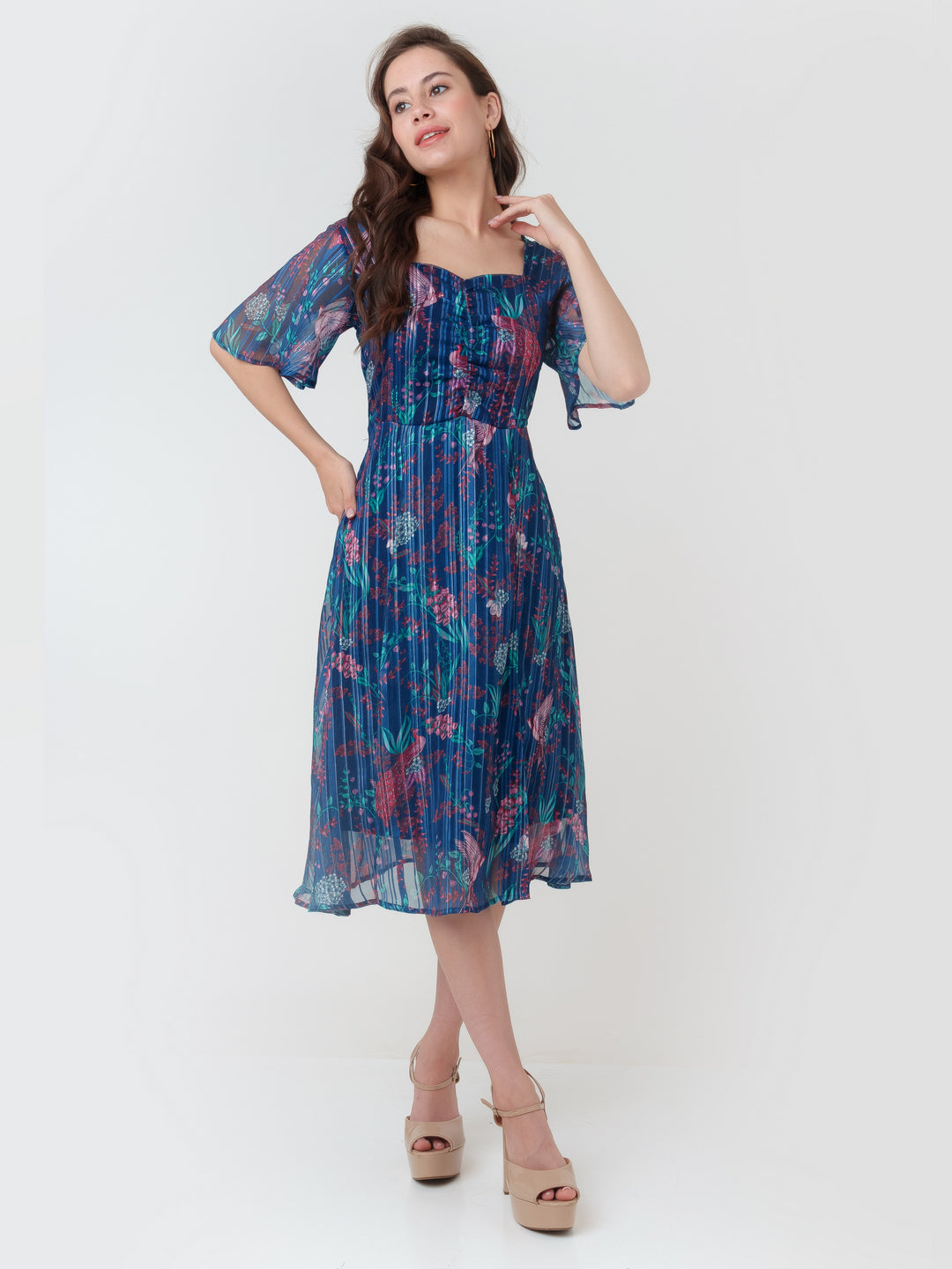 Navy_Printed_A-Line_Midi_Dress_D06022_1