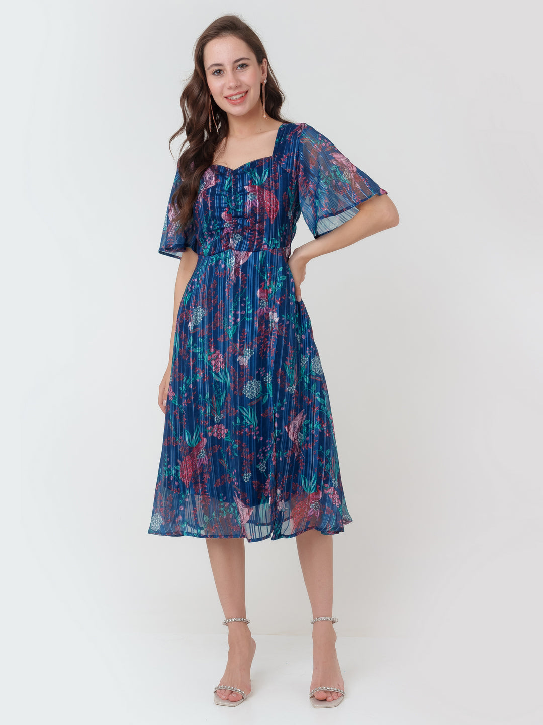 Navy_Printed_A-Line_Midi_Dress_D06022_2