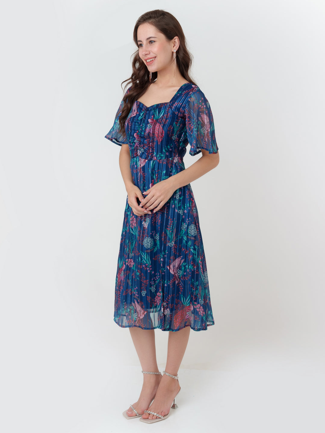 Navy_Printed_A-Line_Midi_Dress_D06022_3