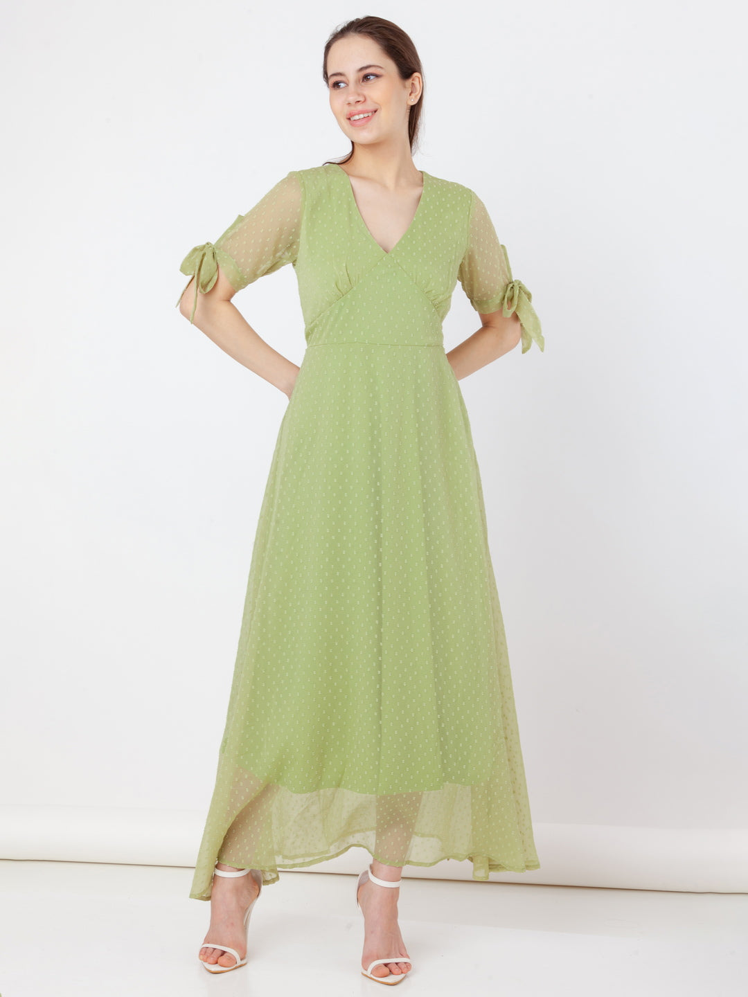 Green_Solid_A-Line_Maxi_Dress_5