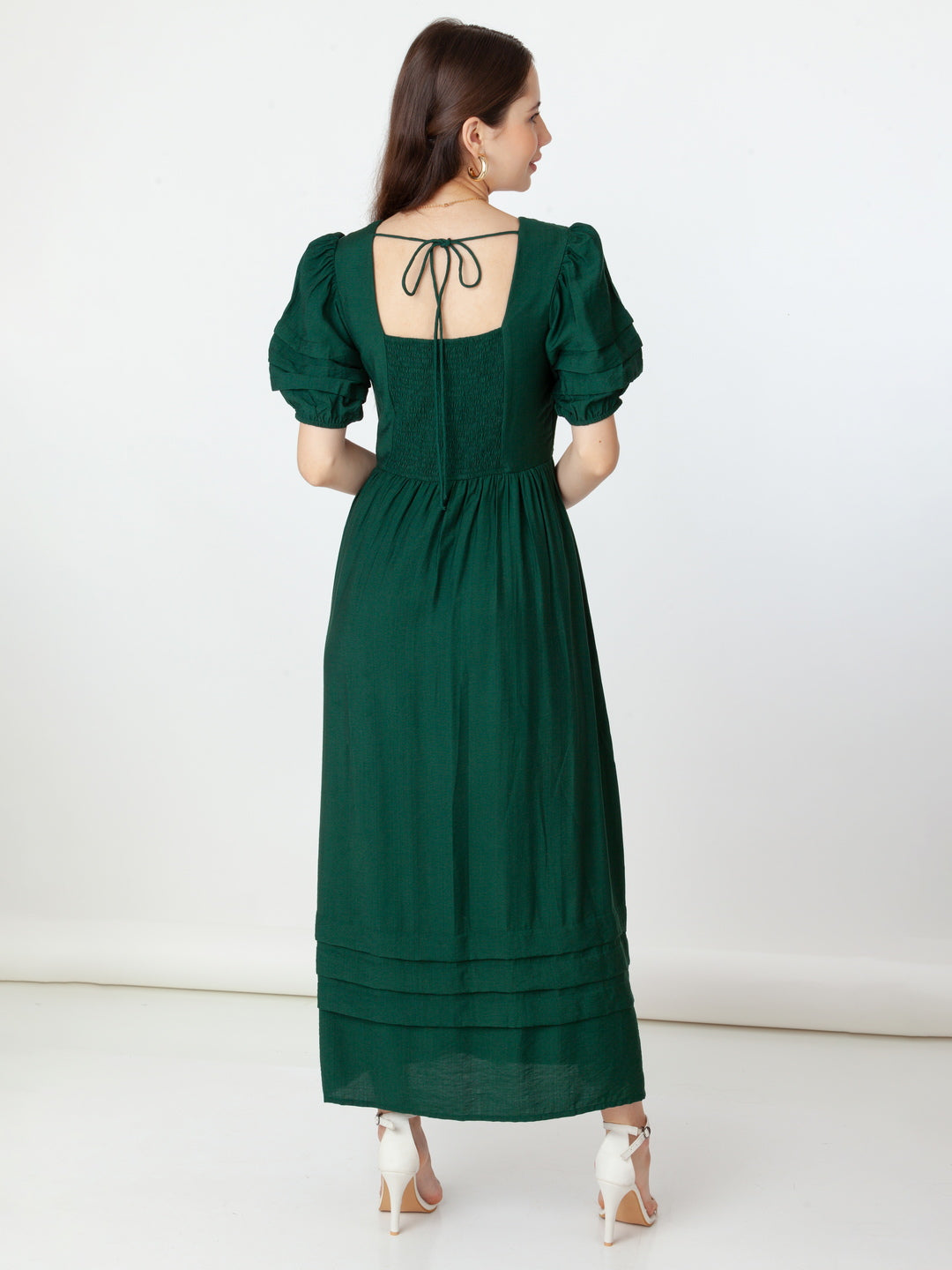 Green_Solid_Regular_Maxi_Dress_4