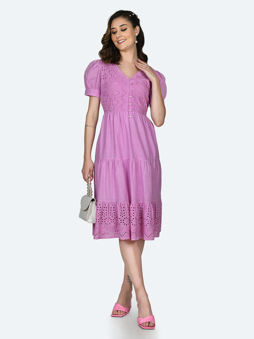 Pink_Solid_Midi_Dress_D06036_2