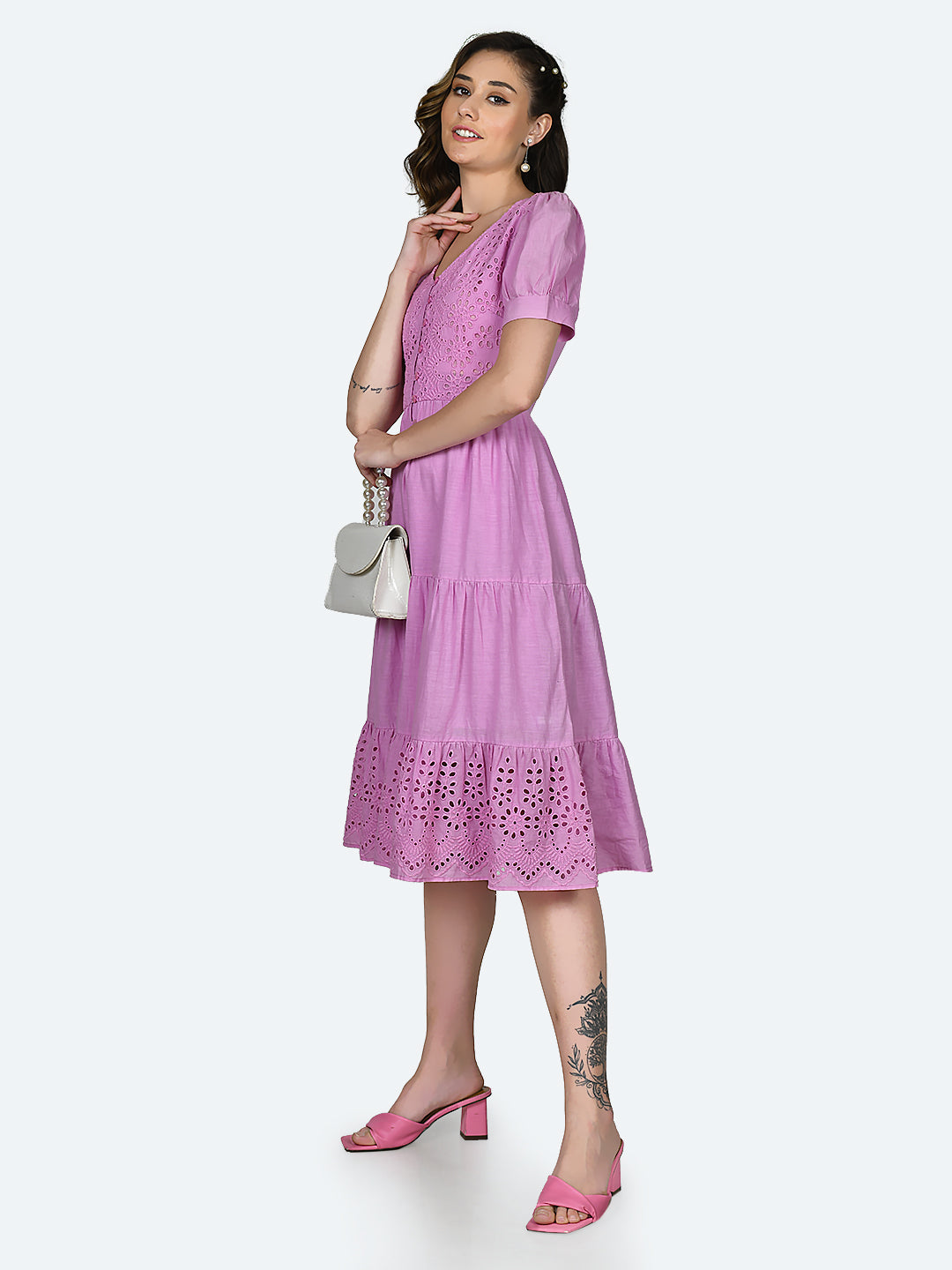 Pink_Solid_Midi_Dress_D06036_3