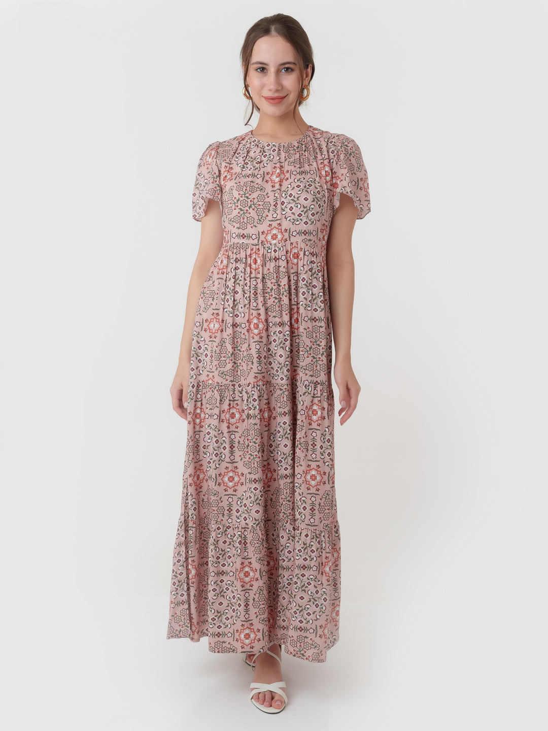 Peach_Printed_Midi_Dress_D06050_2