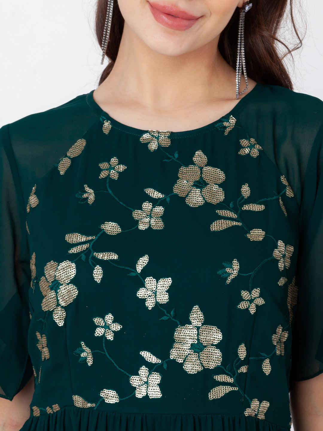 Green_Embroidered_Regular_Midi_Dress_6