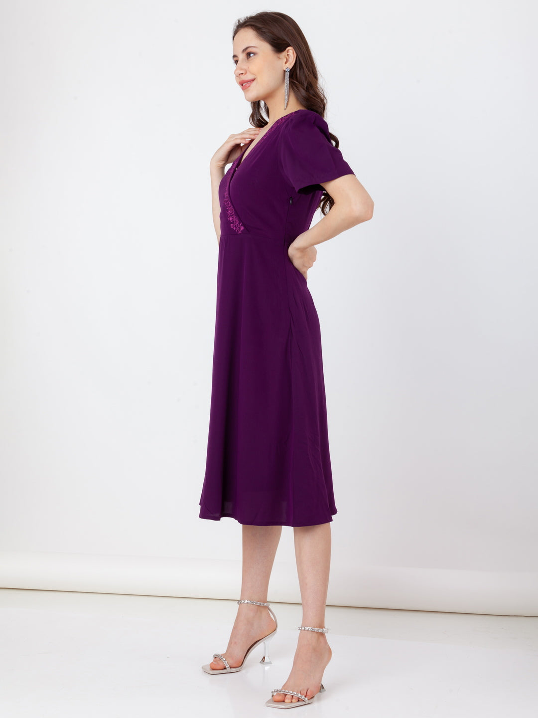 Purple_Embroidered_Regular_Midi_Dress_3