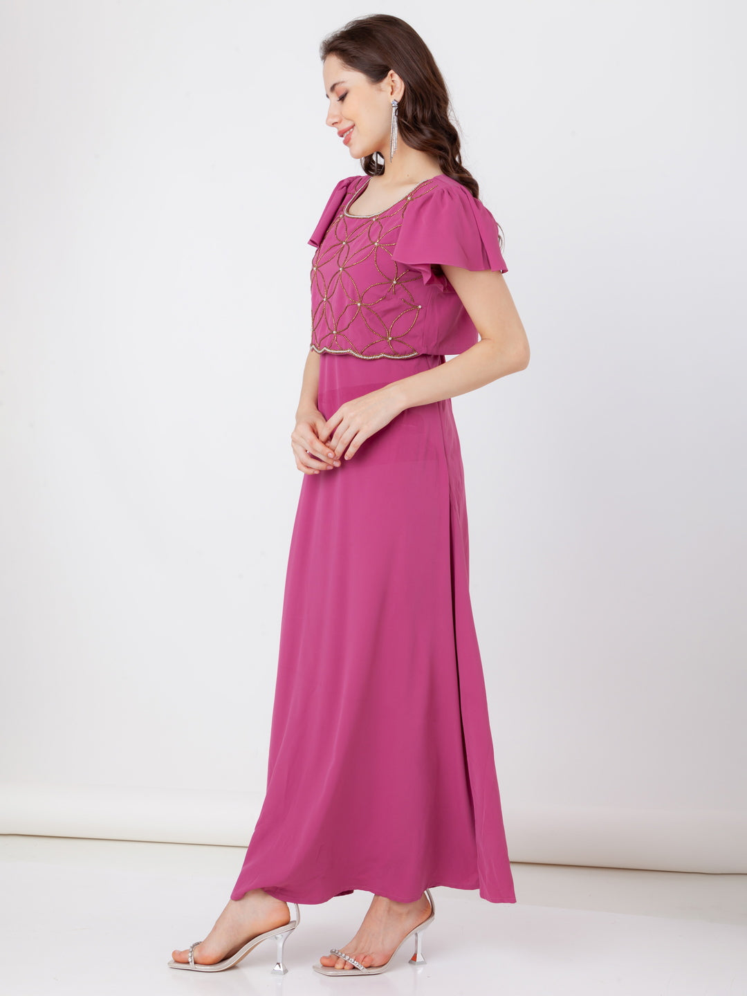 Pink_Embroidered_Flared_Maxi_Dress_3