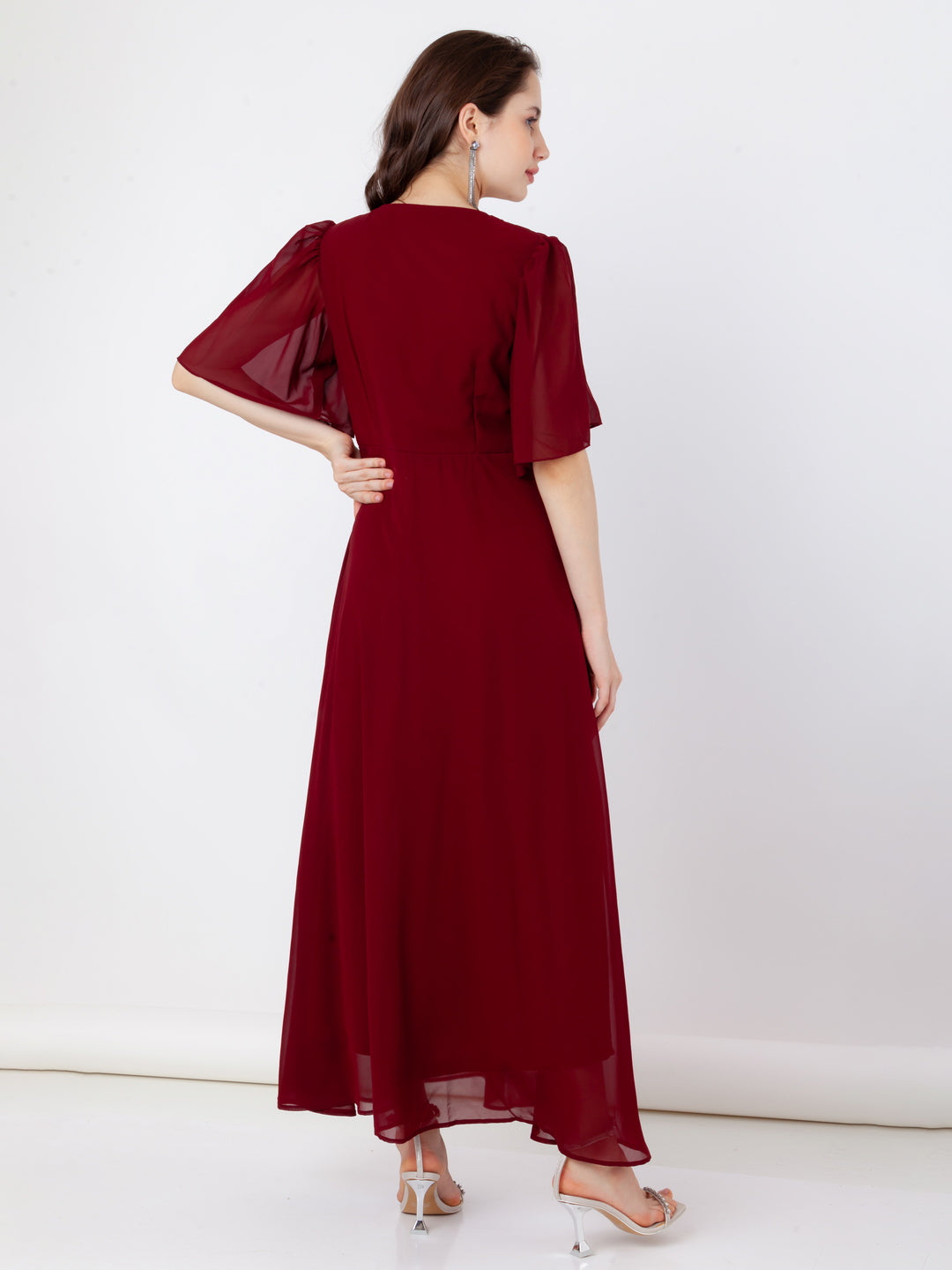 Maroon_Embroidered_Empire_Maxi_Dress_4