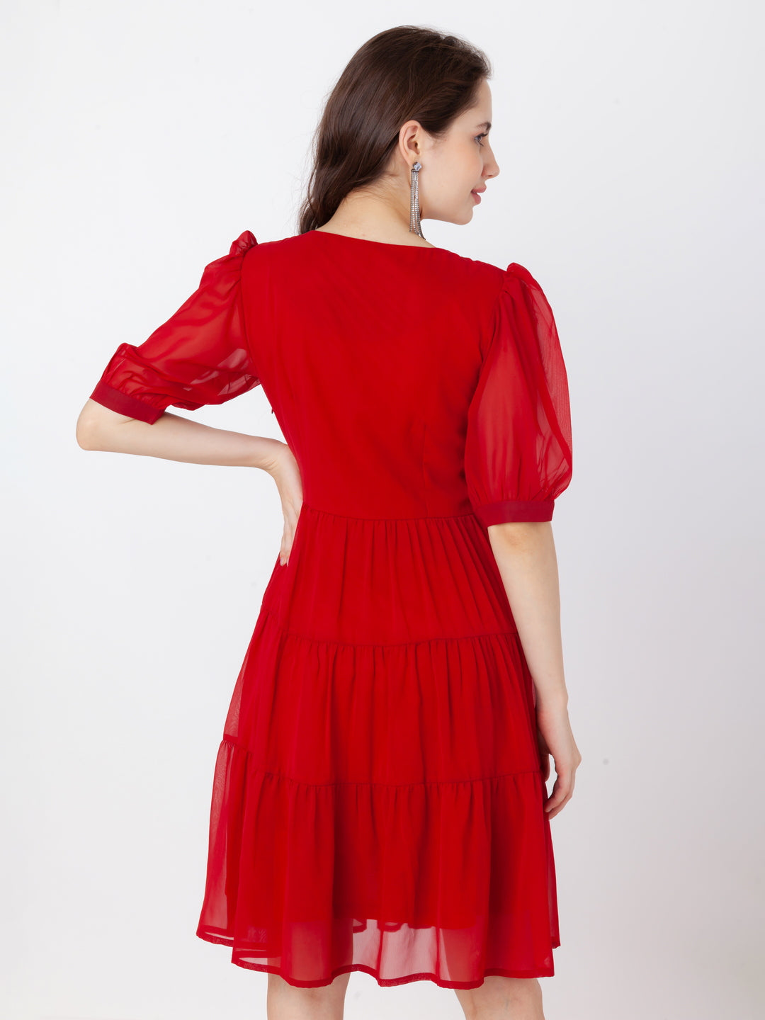 Red_Embroidered_Tiered_Short_Dress_4
