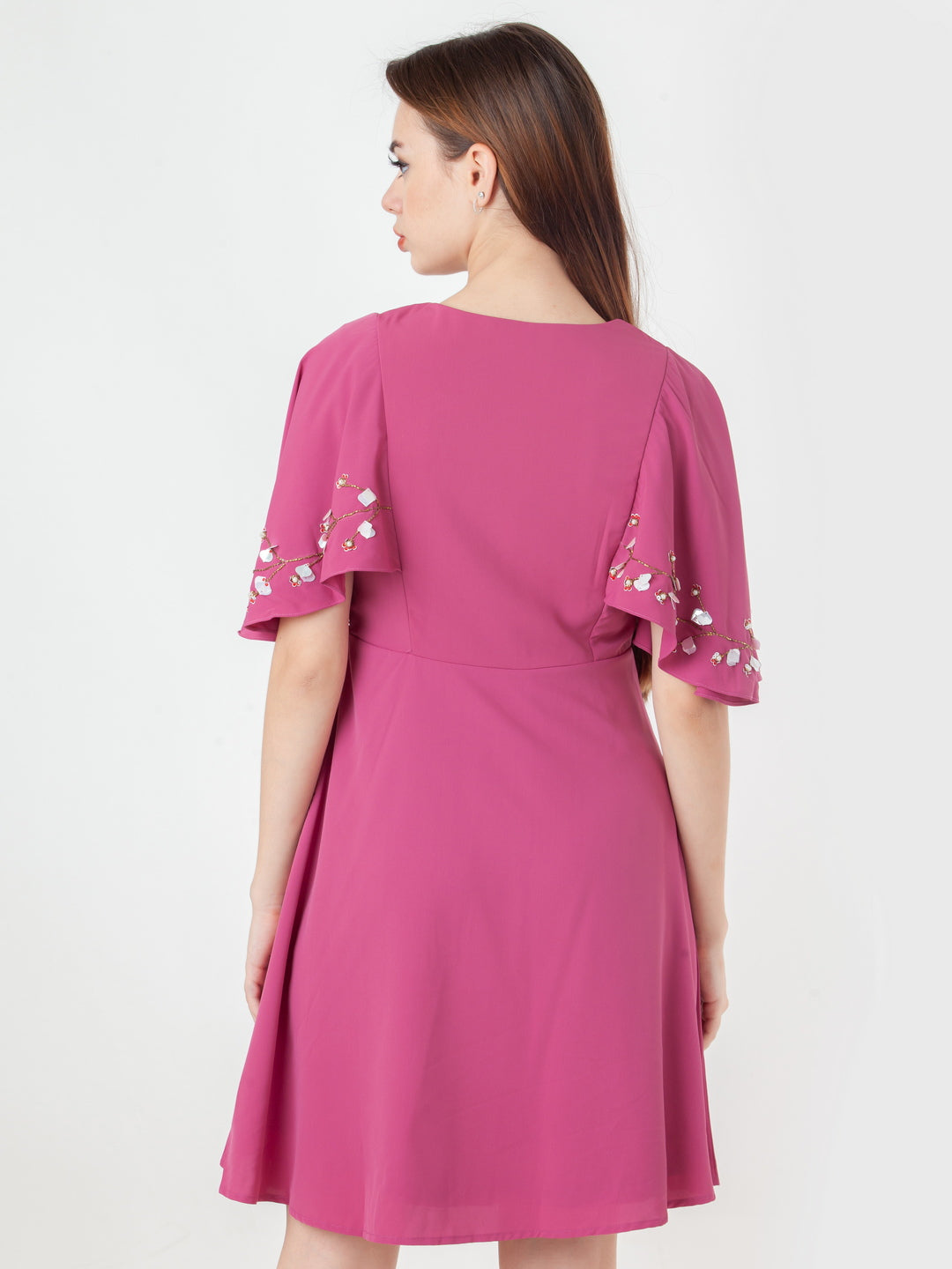 Pink-Embroidered-Flared-Short-Dress-D06103_4