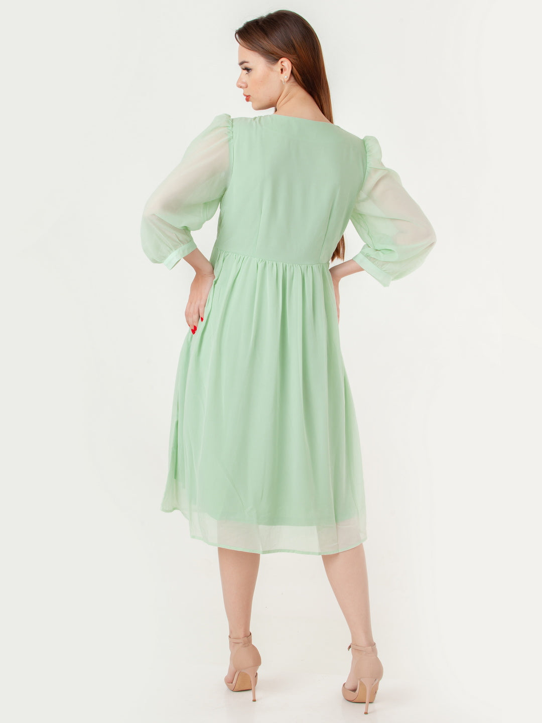 Green-Embroidered-Flared-Midi-Dress-D06106_4