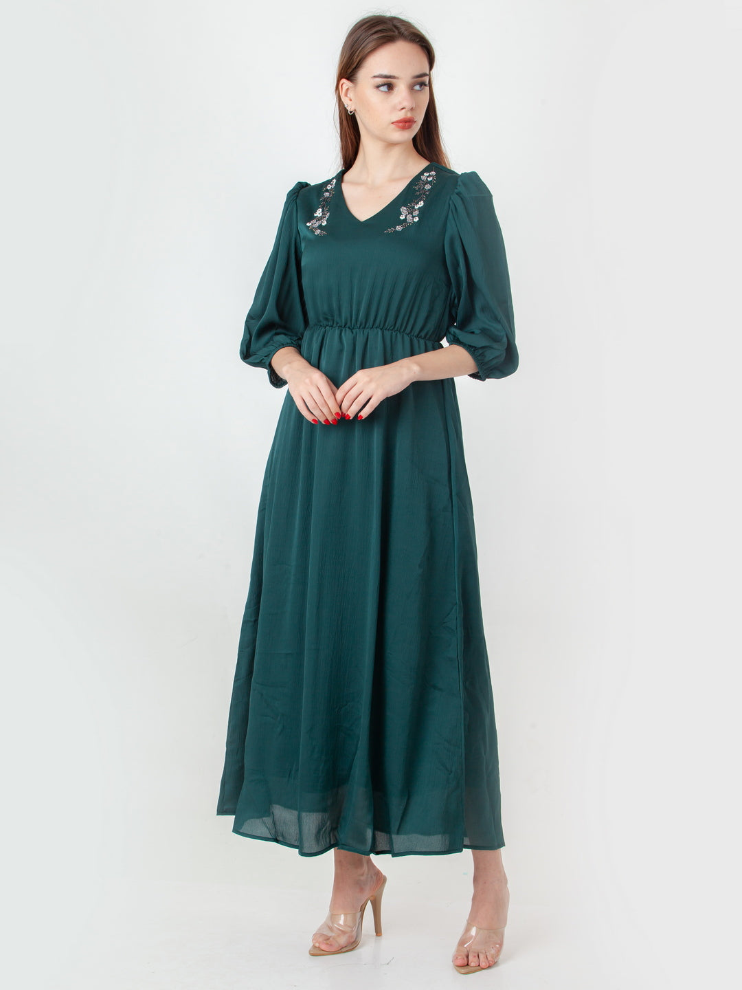 Green-Embroidered-Flared-Maxi-Dress-D06108_5