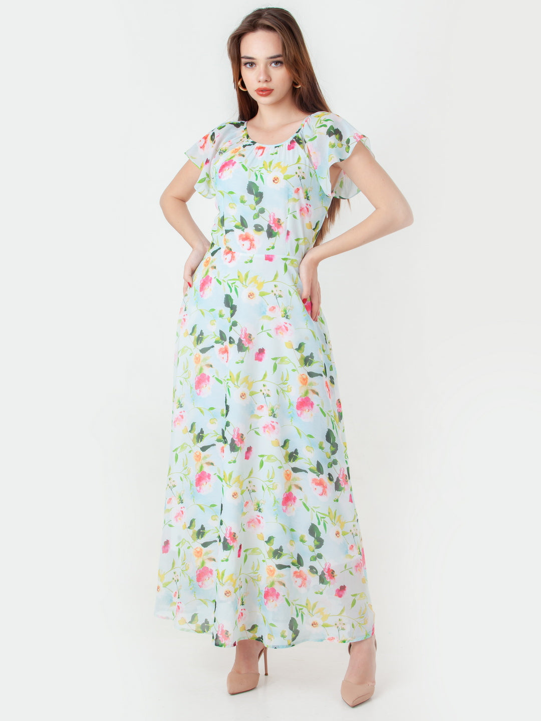 Blue-Printed-Regular-Maxi-Dress-D08013_2