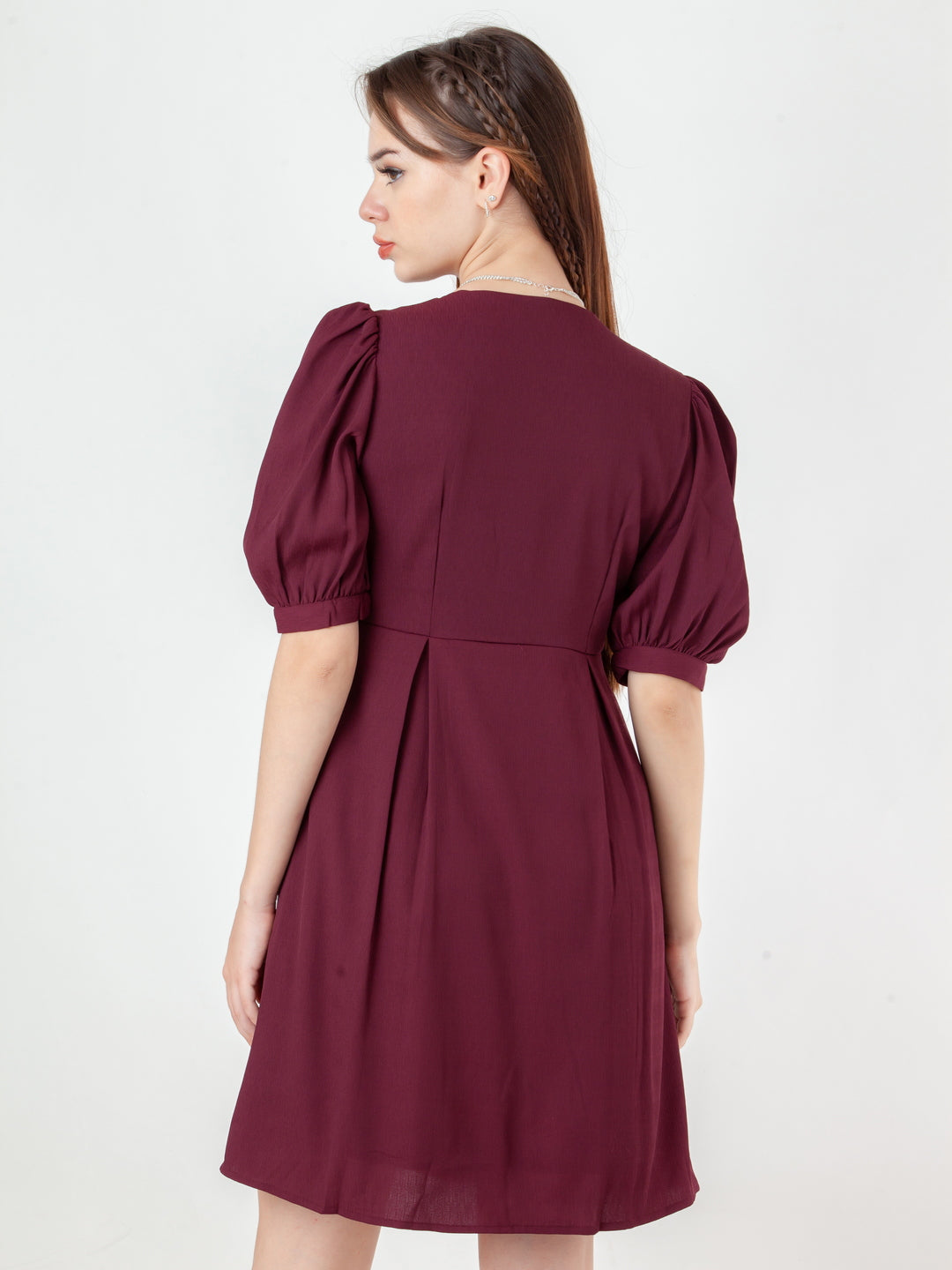 Maroon-Solid-Regular-Short-Dress-D08021_4