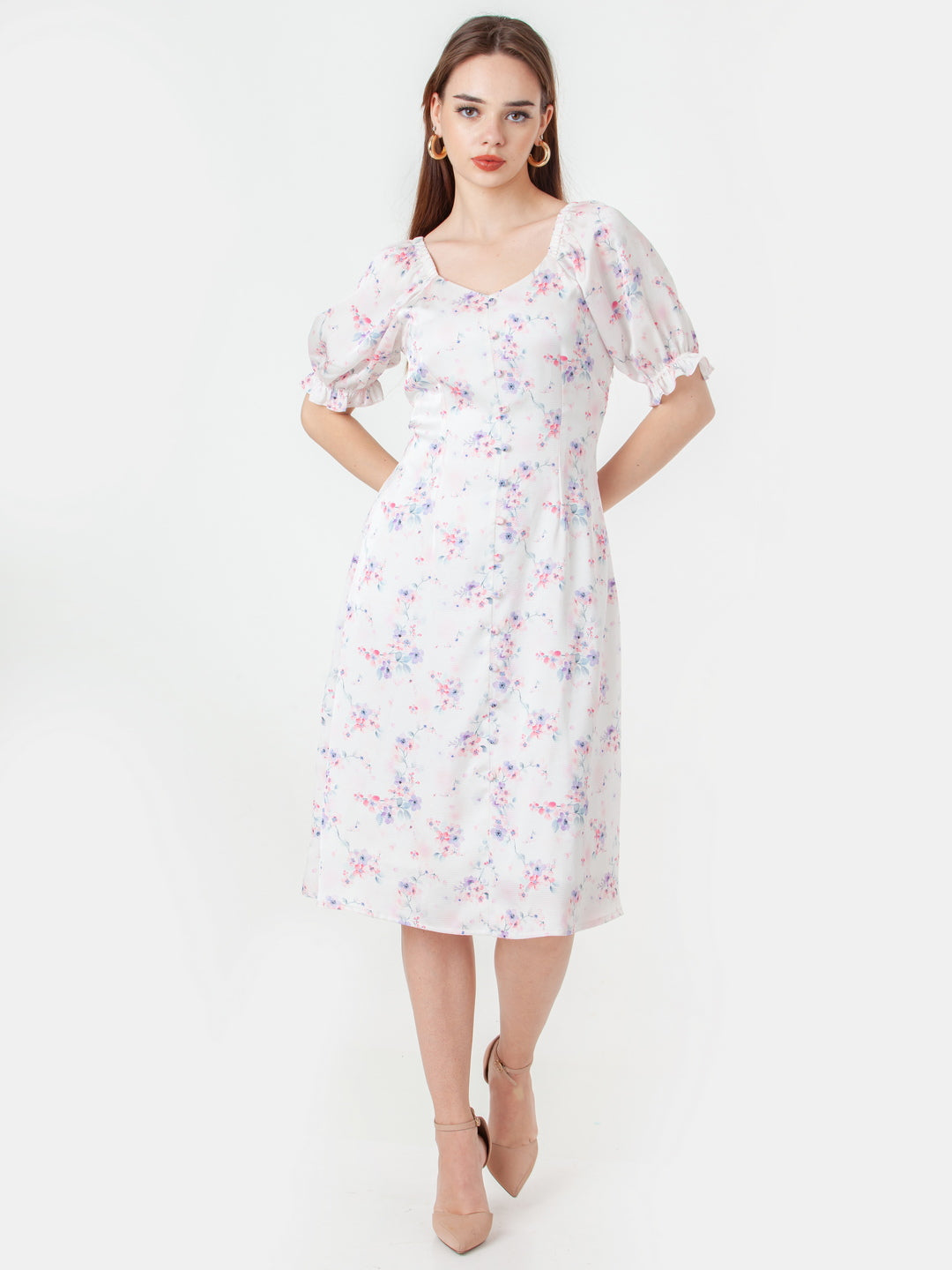 White-Printed-Regular-Midi-Dress-D08022_2