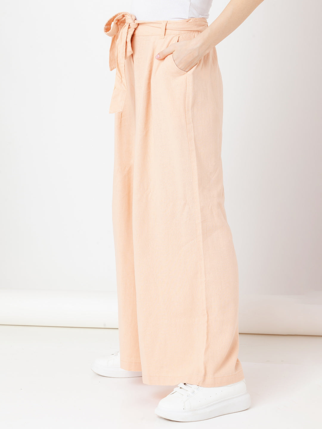 Peach_Solid_Regular_Trouser_3