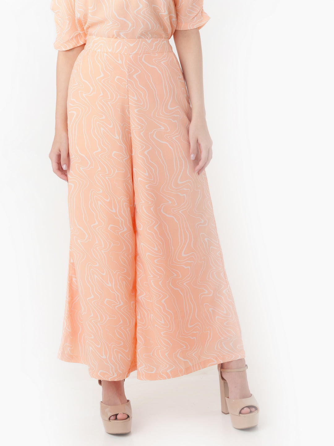 Peach_Printed_Parallel_Trouser_L00806_2