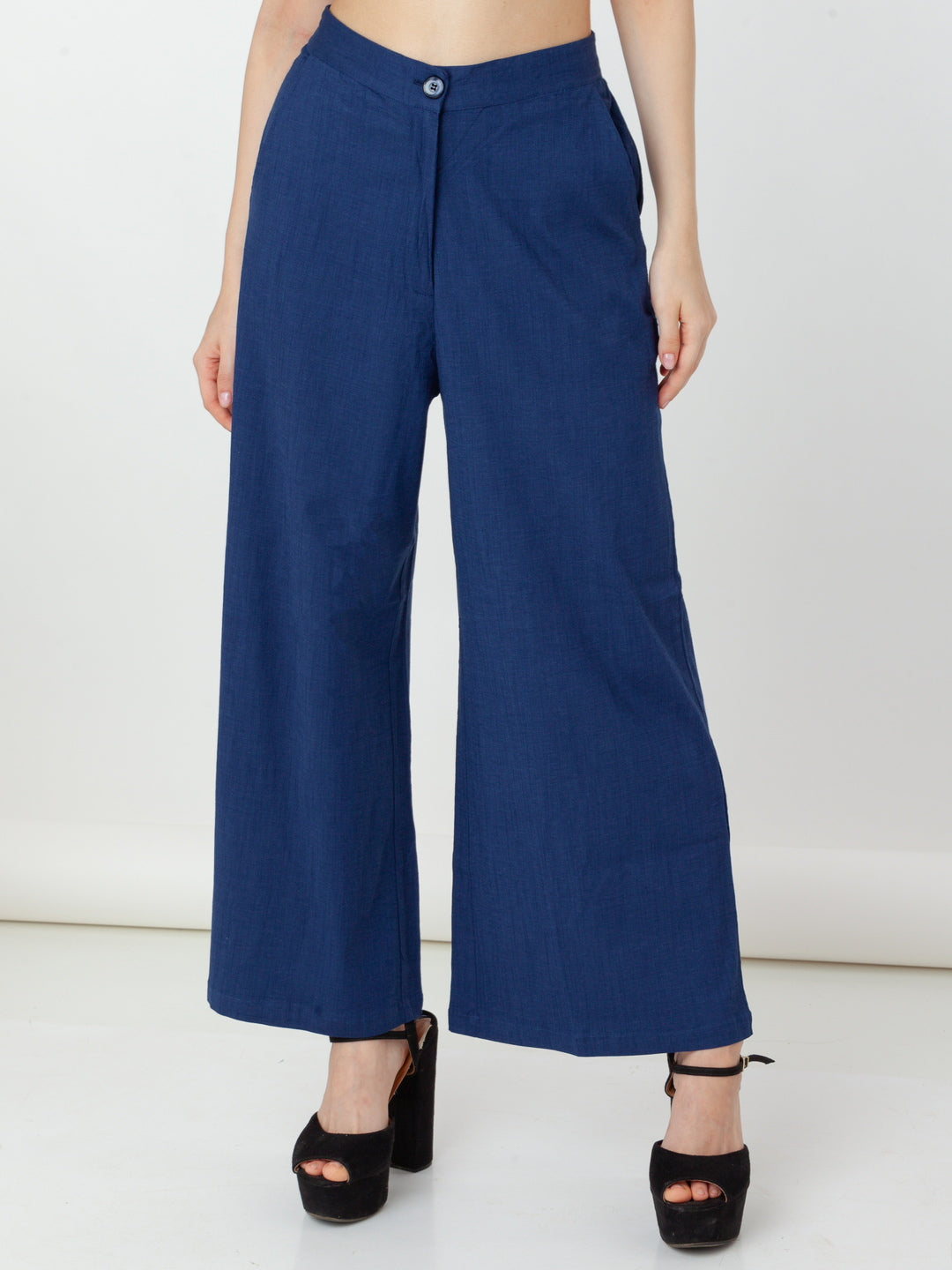 Blue_Solid_Flared_Trouser_2