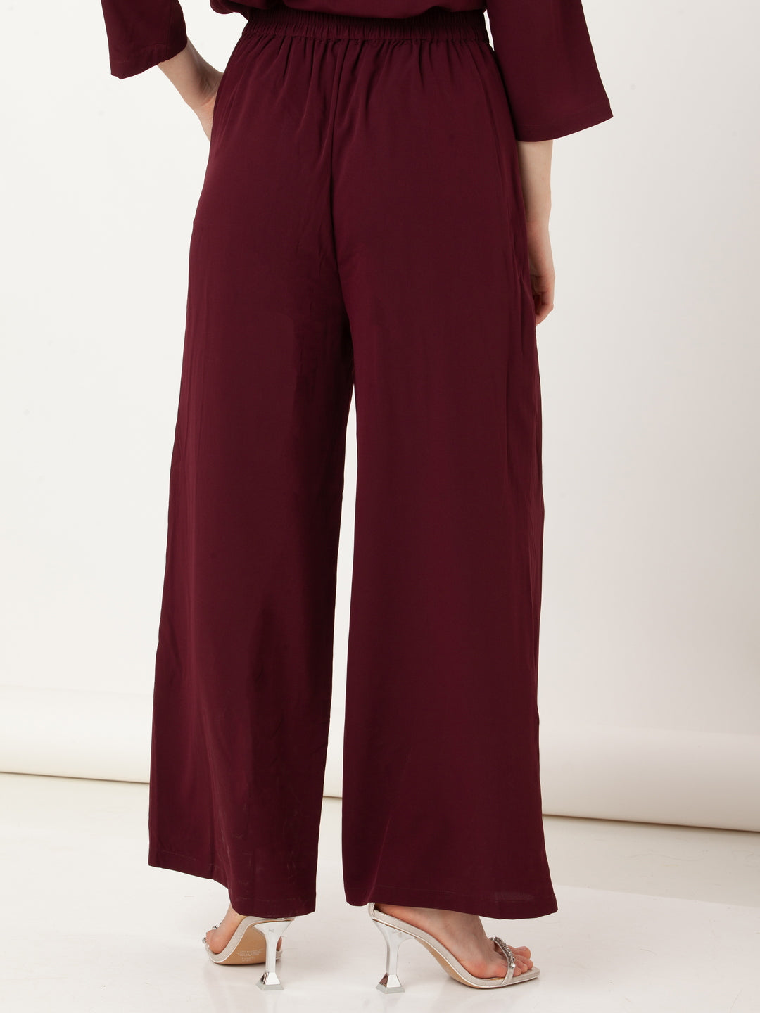 Maroon_Solid_Regular_Trouser_4