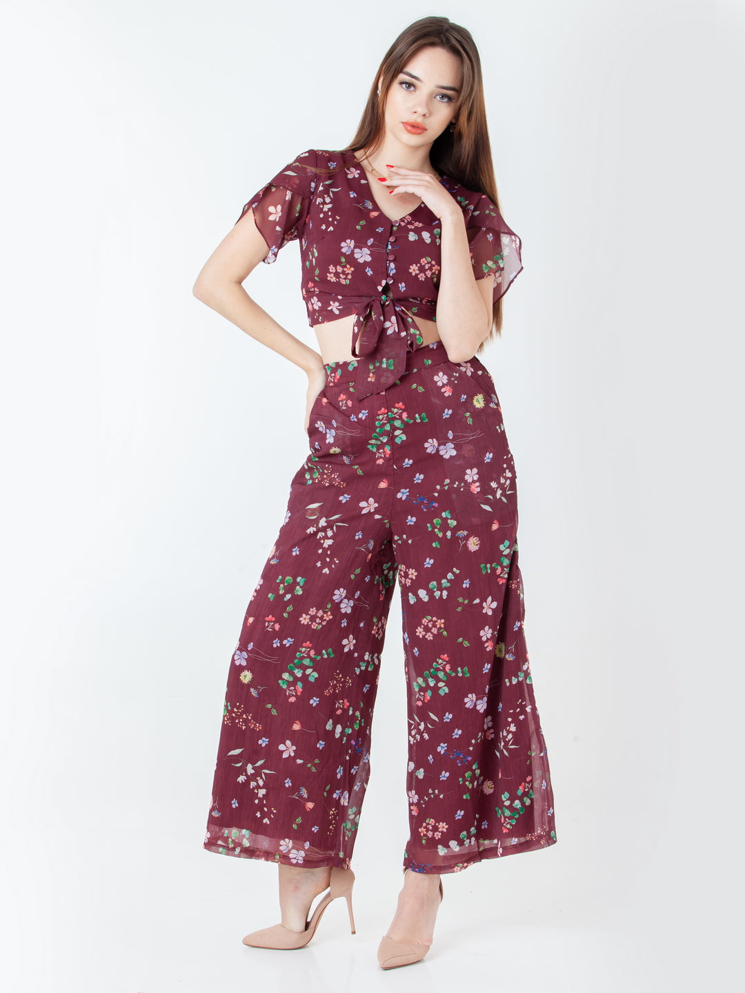 Maroon-Printed-Regular-Trouser-L00836_1