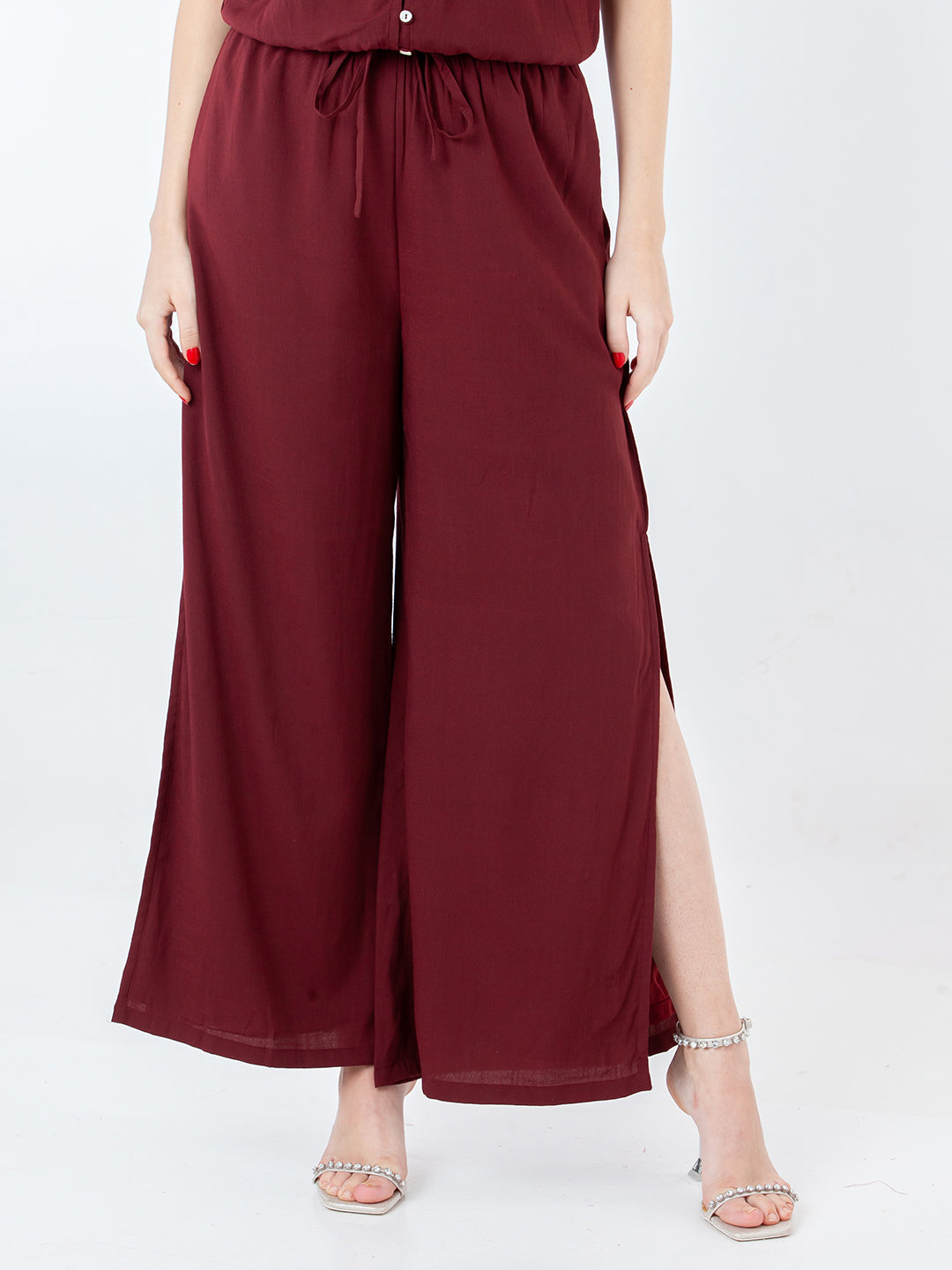 Maroon-Solid-Regular-Trouser-L01015_2