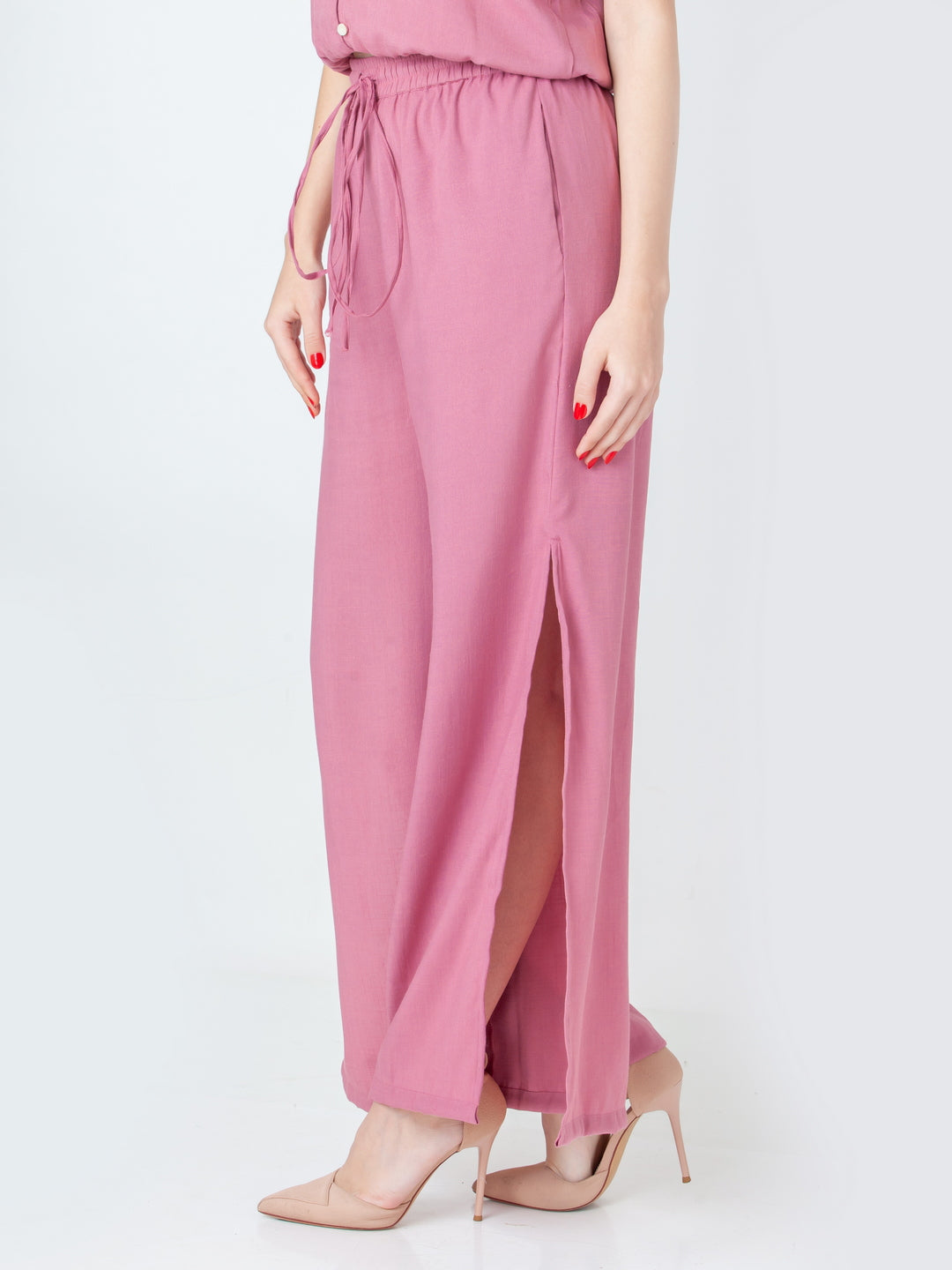 Pink-Solid-Regular-Trouser-L01016_3