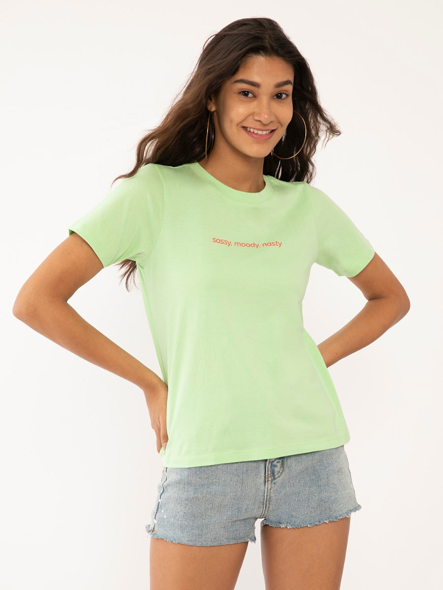 Green Printed T-Shirt