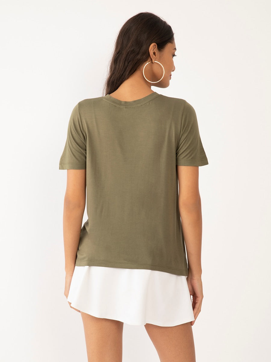 Green Printed T-Shirt