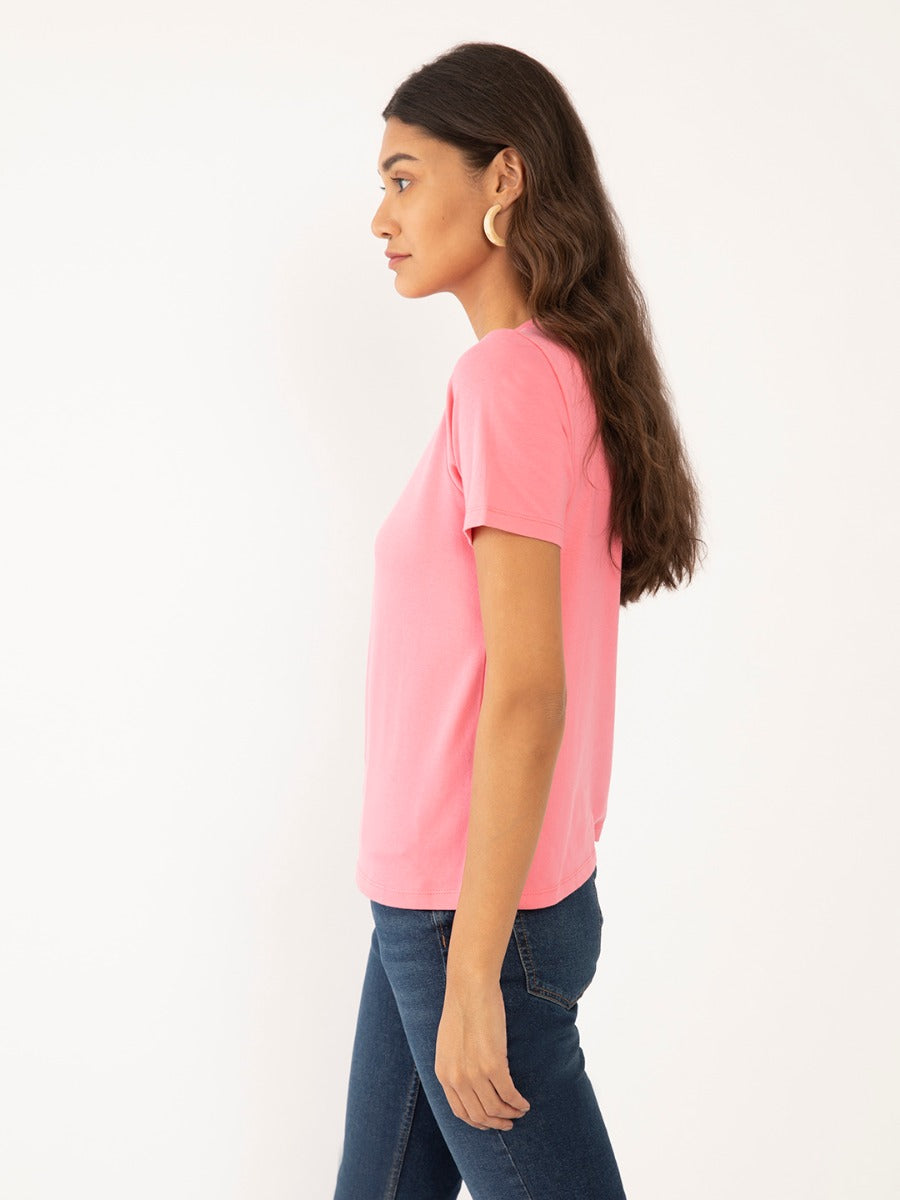 Pink Graphic T-Shirt