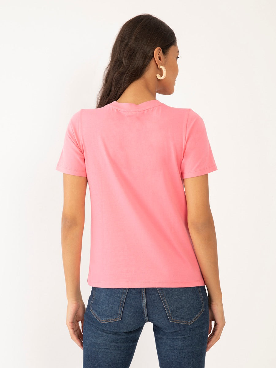 Pink Graphic T-Shirt