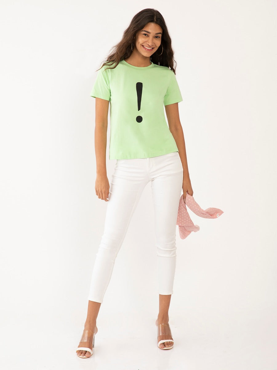 Green Printed T-Shirt