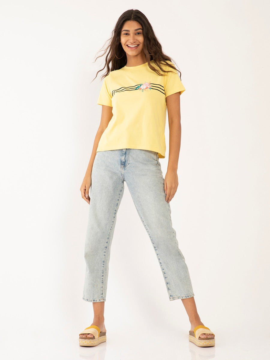 Yellow Graphic T-Shirt