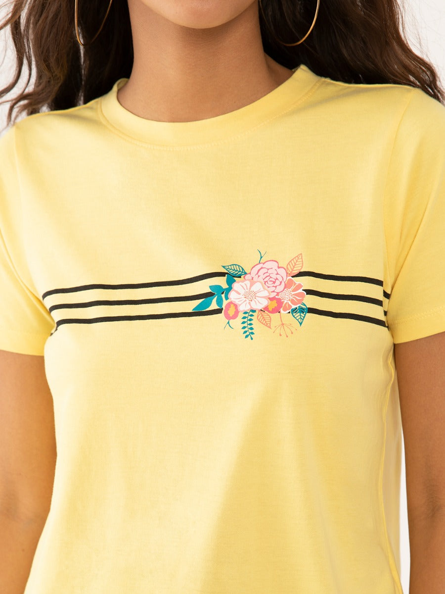 Yellow Graphic T-Shirt