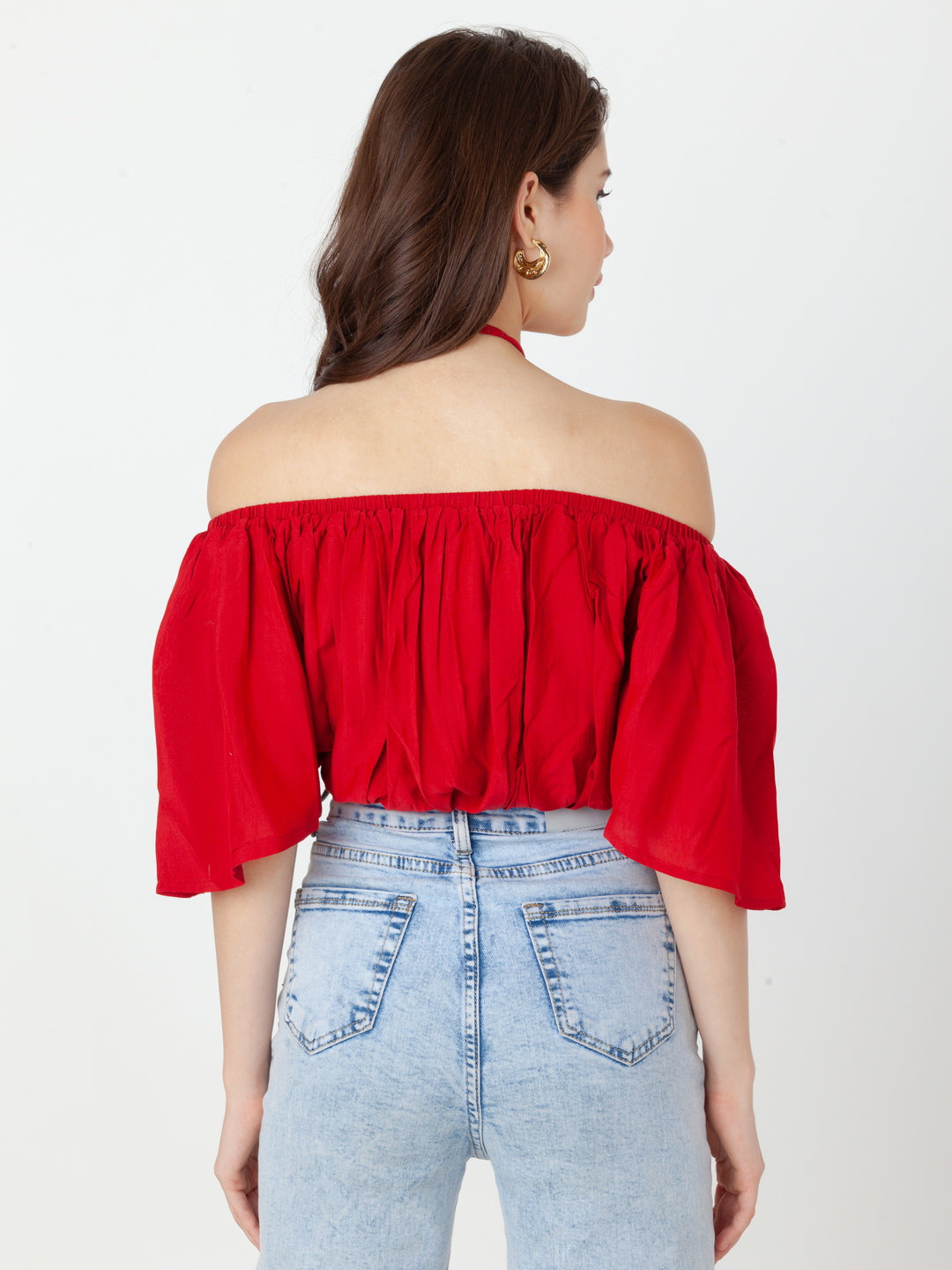 Red_Solid_Bardot_Top_4