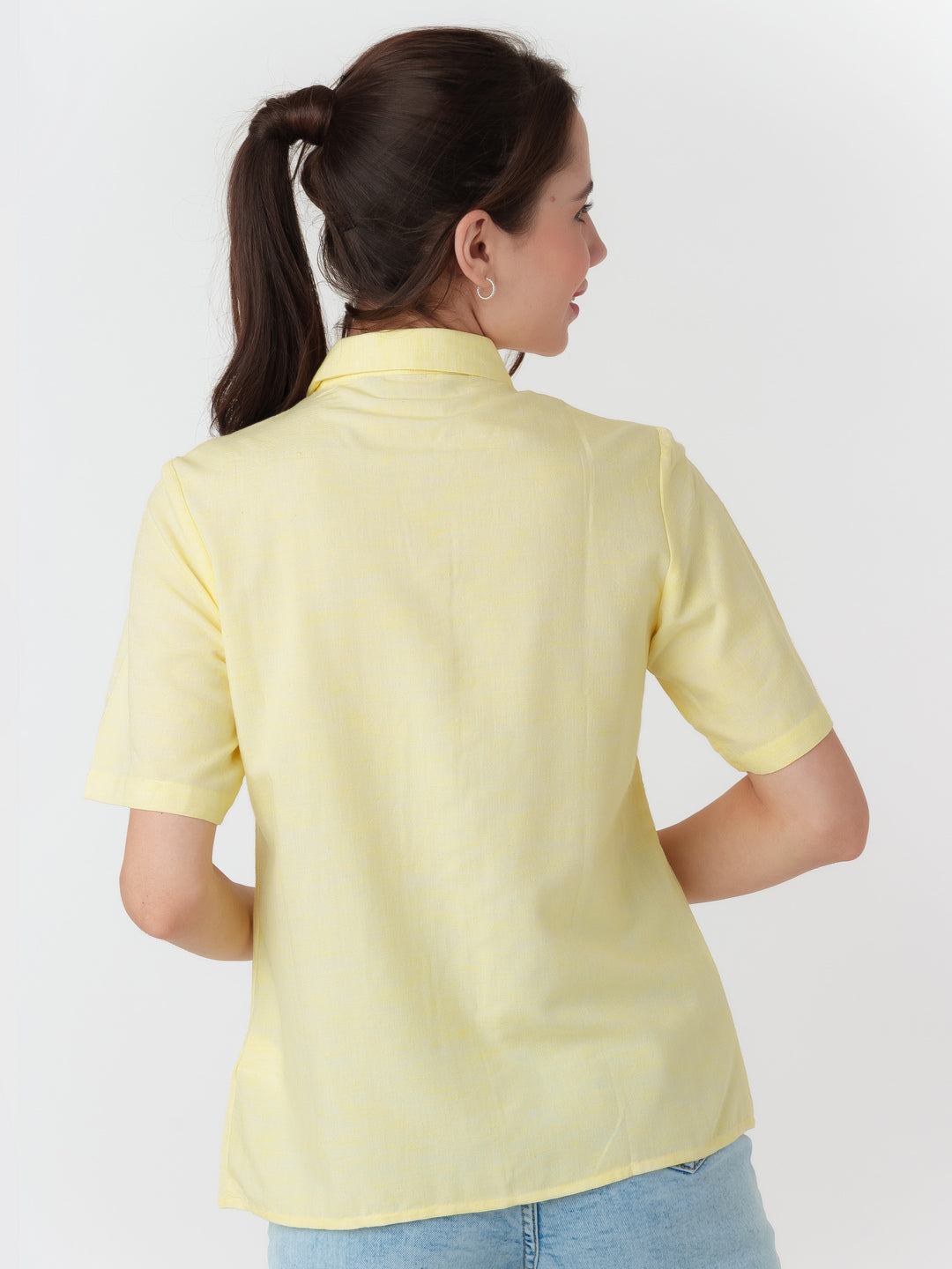 Yellow_Embroidered_Regular_Shirt_T05126_4