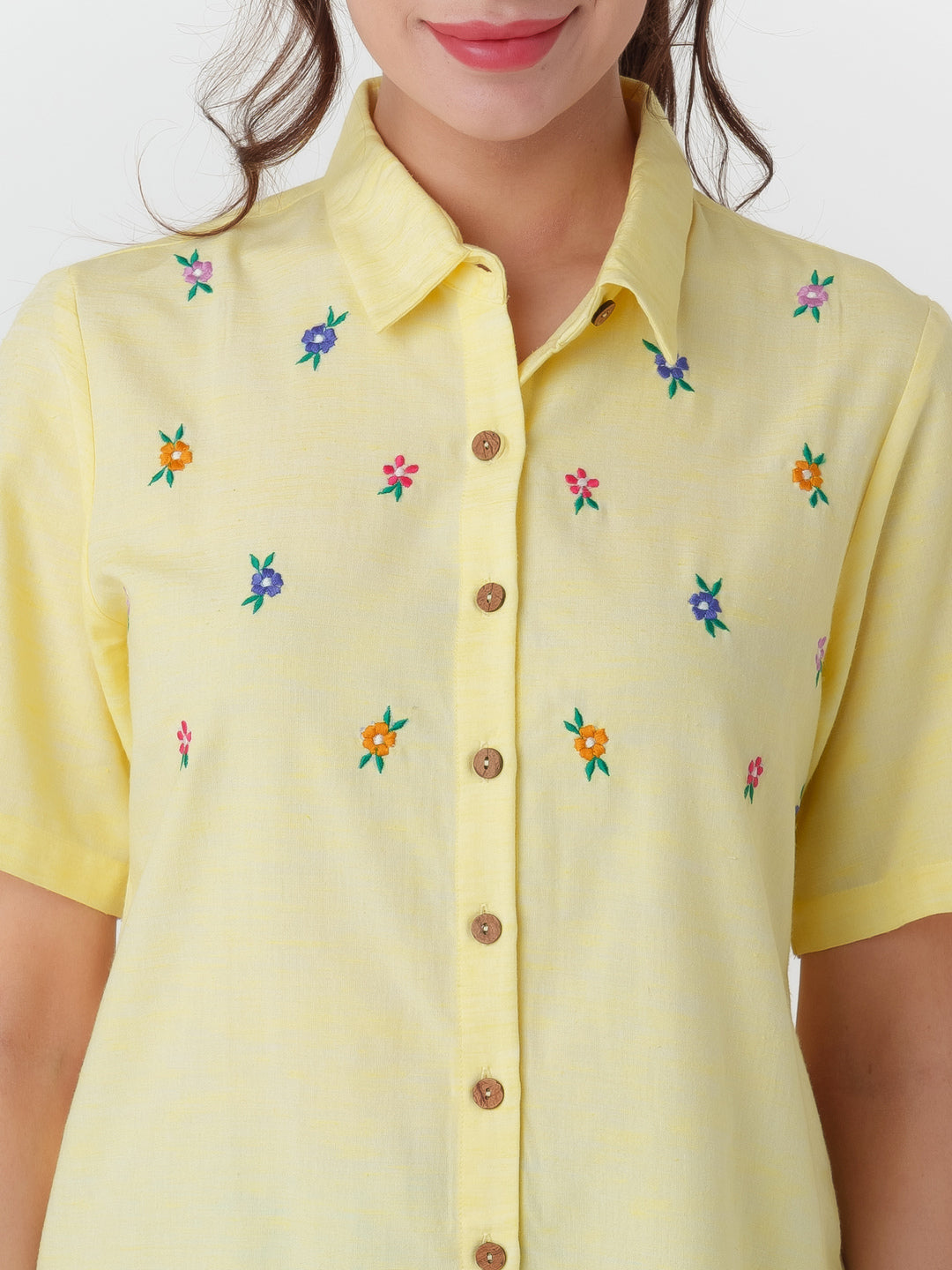 Yellow_Embroidered_Regular_Shirt_T05126_6